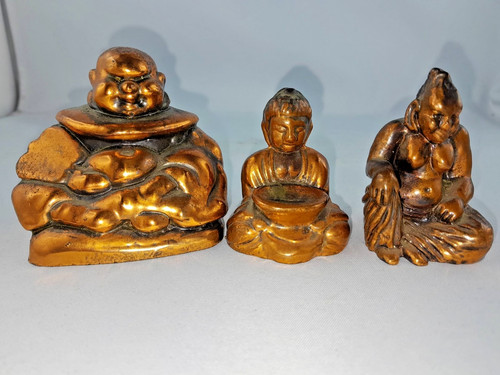 3er lot sammlung buddha - sammlung,