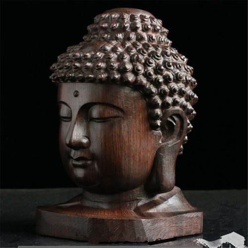 Buddha skulptur holz sakyamuni - holz,