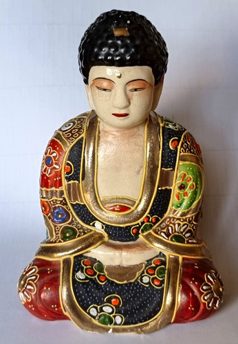 Satsuma keramikfigur buddha - satsuma,