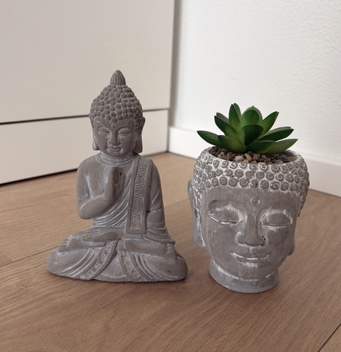 Buddha statuen steinoptik - statuen,