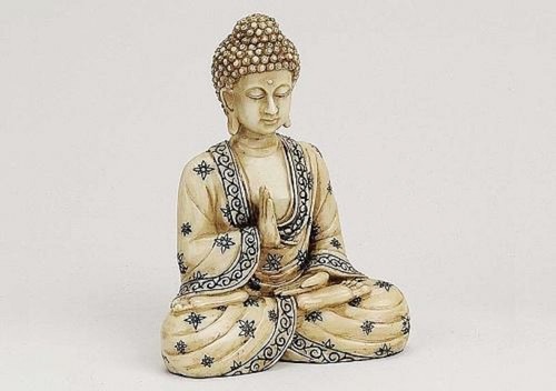 Buddha elfenbeinoptik 16cm - elfenbeinoptik,