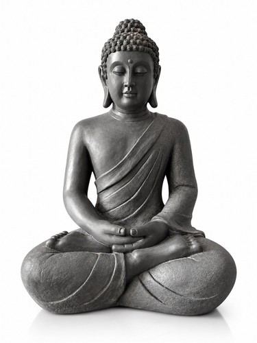 Buddha statue grau 50cm - statue,