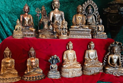 Buddha figuren set freistehend - figuren,