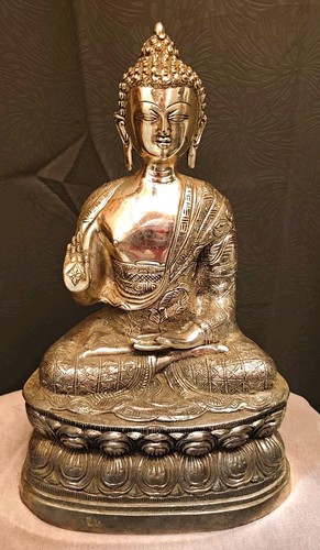Buddha figur sitzend bronze - buddha,