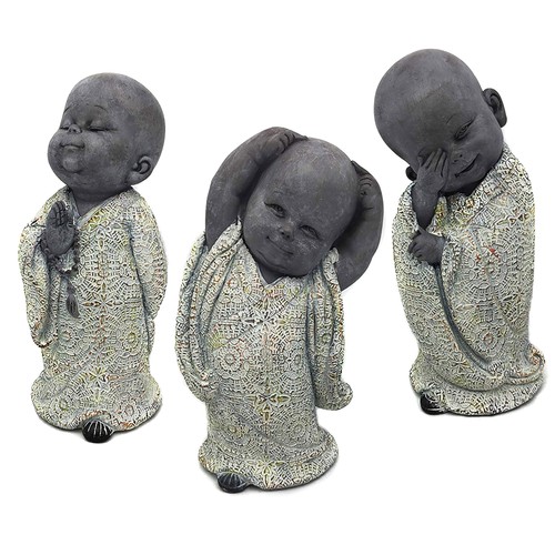 Unus buddha figuren garten - unus, 3er