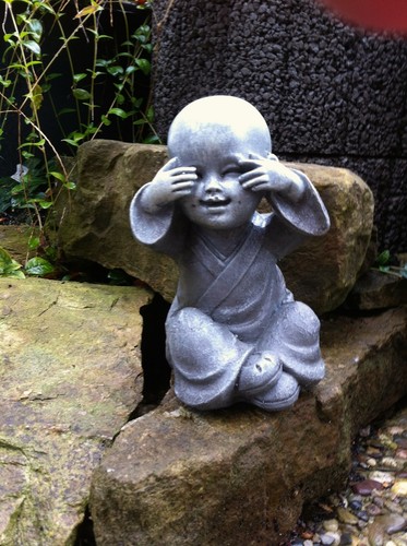 Deko figuren buddha sitzend - figuren,