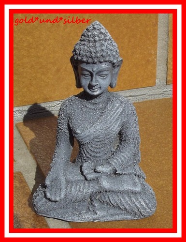 Buddha figur kunststein - buddha,