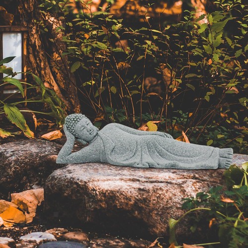 Schlafende buddha statue - schlafende, buddha-statue