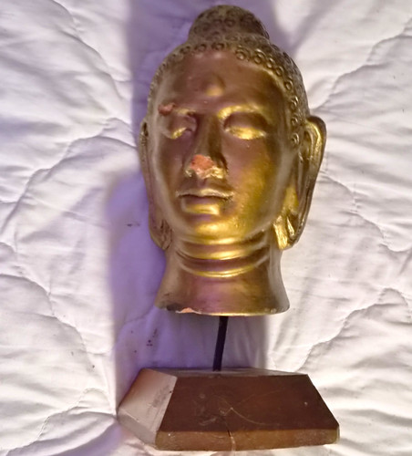 Buddha kopf dekofigur skulptur - kopf, dekofigur/skulptur