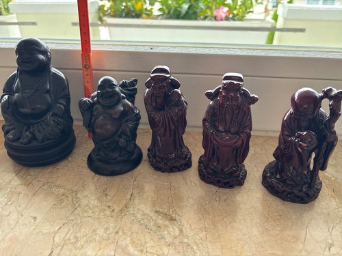 Buddha staturen aus holz - aus,