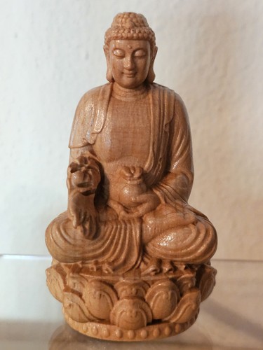 Buddha statue figur aus - buddha, holz