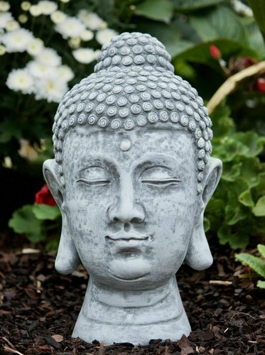Frostfeste steinfigur buddha - frostfeste,