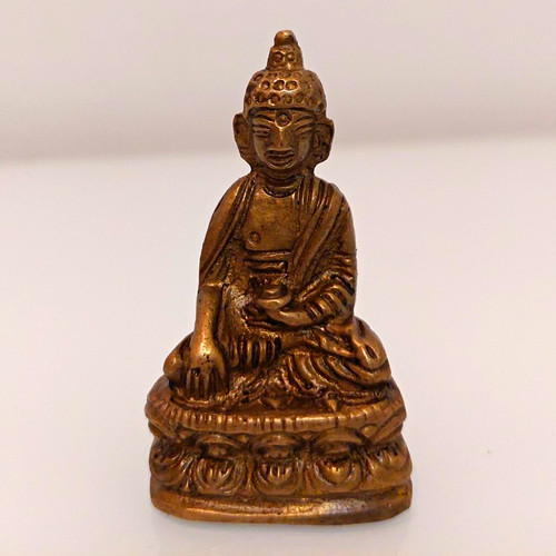 10x buddha figuren - buddha, metall