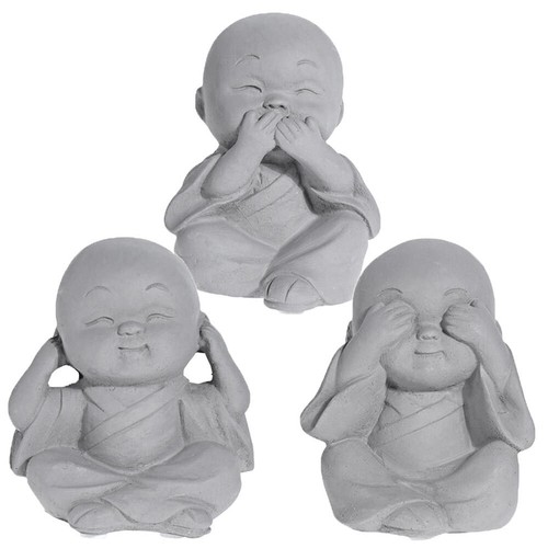 3er set buddha deko - set,