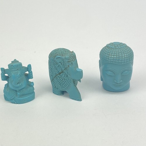 Figuren türkis ganesha - 3,