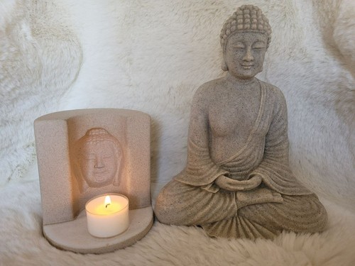 Zwei buddha figuren - zwei,