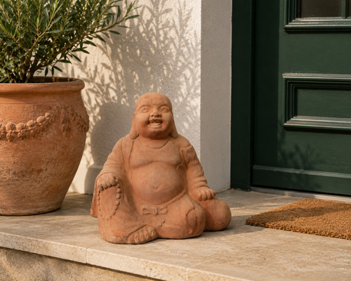 Terracotta buddha figur cm - buddha,